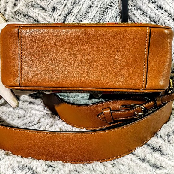 NWOT - COACH JES CROSSBODY 20 IN RAINBOW SIGNATURE CANVAS (C1308) - Picture 7 of 13